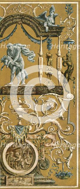 Decorative painting in the Louvre, Paris, France, (1928). Creator: Unknown.