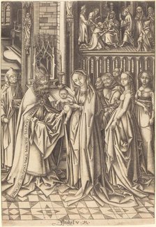 The Presentation in the Temple, c. 1490/1500. Creator: Israhel van Meckenem.