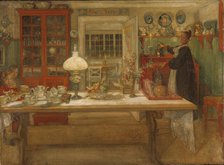 Getting Ready for a Game, 1901. Creator: Carl Larsson.