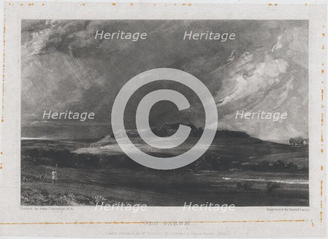 Old Sarum, 1830. Creator: David Lucas.