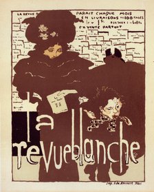 Affiche pour la "Revue Blanche"., c1896. Creator: Pierre Bonnard.