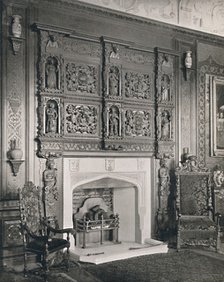 'Chimney-Piece in the King William Drawing room, Castle Ashby', 1927. Artist: Unknown.