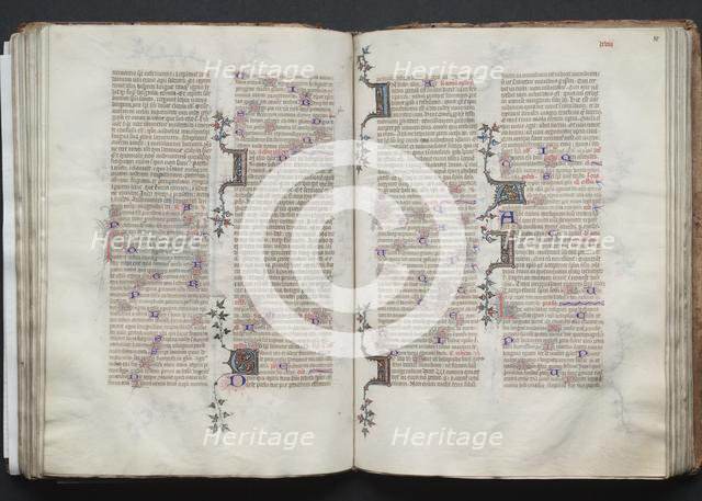 The Gotha Missal: Fol. 79v, Text, c. 1375. Creator: Master of the Boqueteaux (French); Workshop, and.