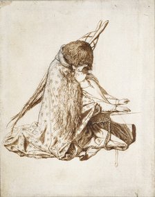 St Cecilia, c1850s. Artist: Dante Gabriel Rossetti.