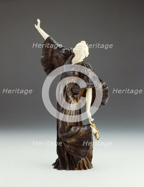 La Cothurne (Tragic Pose from Le Jeu d'escharpe), France, modeled 1895 (cast 1900). Creator: Agathon Léonard.