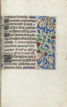 Book of Hours (Use of Rouen): fol. 108r, c. 1470. Creator: Master of the Geneva Latini (French, active Rouen, 1460-80).