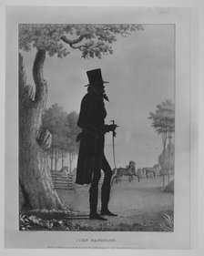Silhouette Portrait of John Randolph, 1844. Creator: E. B. & E. C. Kellogg.