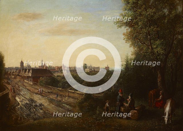 View of Krakow, 1652. Creator: Gottfried Liebalt.