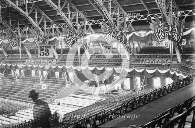 Inside empty Coliseum, Chicago, 1912. Creator: Bain News Service.
