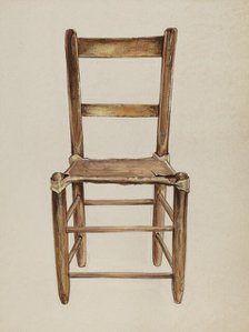 Side Chair, 1950. Creator: Louie H. Ewing.