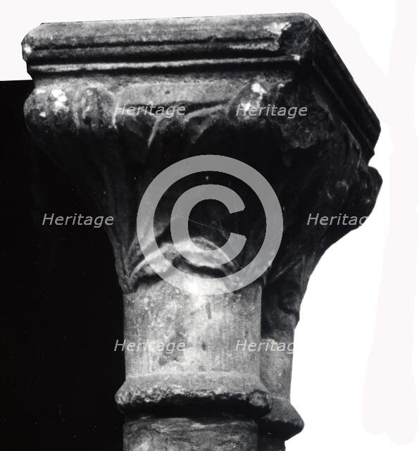 Double Column, French, 13th-14th century. Creator: Unknown.