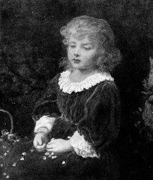 Beautiful Children at the Grafton Gallery: The Broken Daisy Chain - J. Sant, R.A., 1895. Creator: Unknown.
