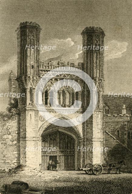 'St. Augustine's Gate, (Canterbury) Kent', 1802.  Creator: Samuel Rawle.