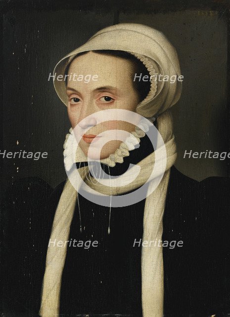 Christina of Denmark, Duchess of Milan, 1558. Artist: Clouet, François (1510-1572)