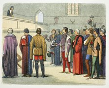 Richard, Duke of Gloucester invited to assume the crown, 1483 (1864). Artist: James William Edmund Doyle
