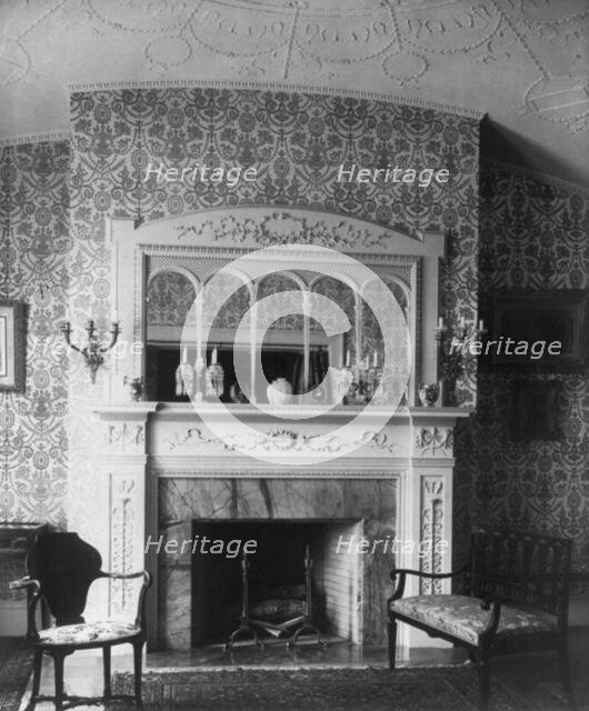 Ornate interiors of Chandler Hale house, 1001 16th St., N.W., Washington, D.C., c1900. Creator: Frances Benjamin Johnston.
