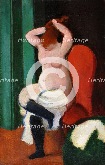 Toilet, 1924. Artist: Kremlicka, Rudolf (1886-1932)