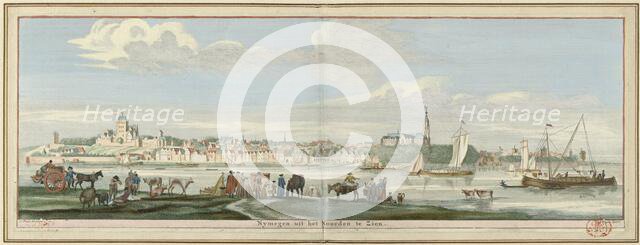 View of Nijmegen from the north, 1738. Creator: Jan de Ruyter.