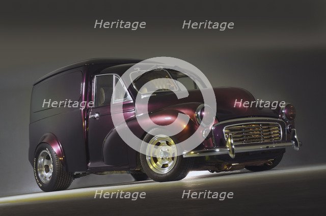 Customised Morris Minor Van. Artist: Unknown.