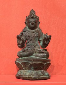 Bodhisattva with Hands in Gesture of Teaching (Vitarkamudra), 9th/10th century. Creator: Unknown.