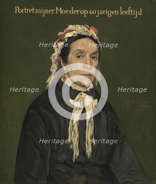 The Artist's Mother, 1880. Creator: Pieter Verhaert.