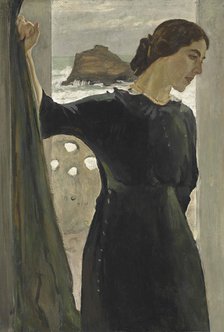 Portrait of Maria Samoylovna Zetlin (1882-1976), née Tumarkina, 1910.