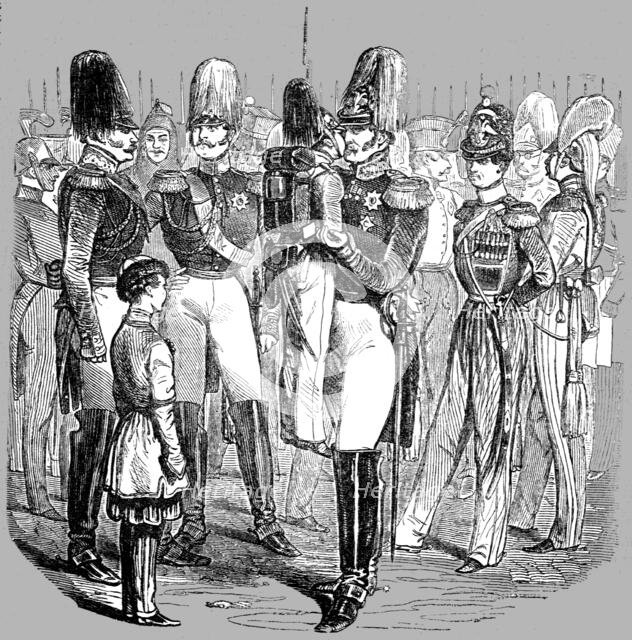 'The Easter Kiss; Easter week in Russia', 1854. Creator: Unknown.