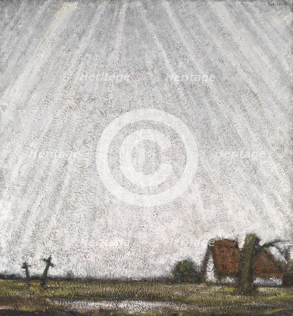 Heaven Weeping upon the Rubble, c1900-1920. Creator: Jakob Smits.