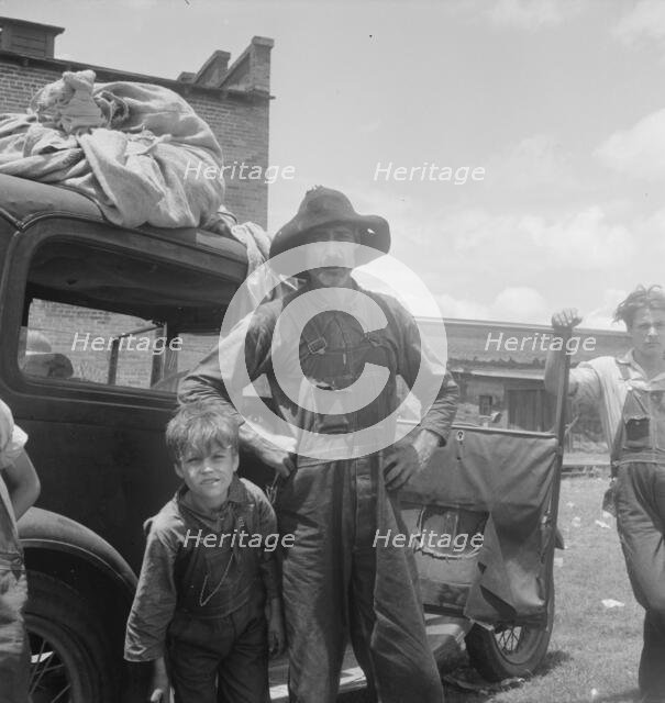 South Georgia tobacco sharecropper in town for auction, Douglas, Georgia, 1938. Creator: Dorothea Lange.