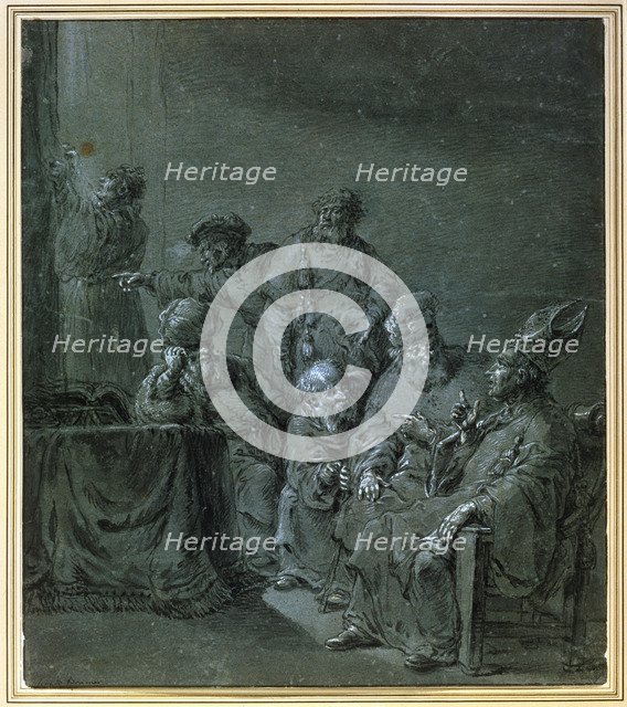 'A Biblical Subject', 17th century.  Artist: Leonard Bramer