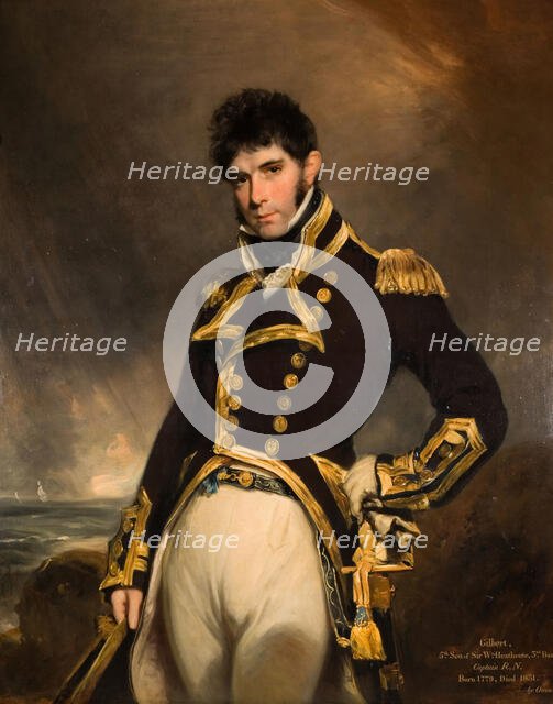 Portrait of Captain Gilbert Heathcote RN, 1779-1831. Creator: William Owen.