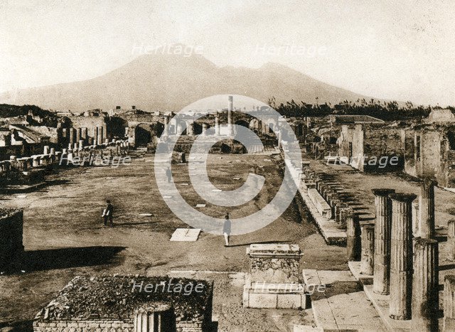 Foro civile, Pompeii, Italy, c1900s. Creator: Unknown.
