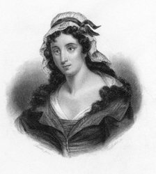 Charlotte Corday, murderer of French revolutionary Jean-Paul Marat, 1793. Artist: Unknown