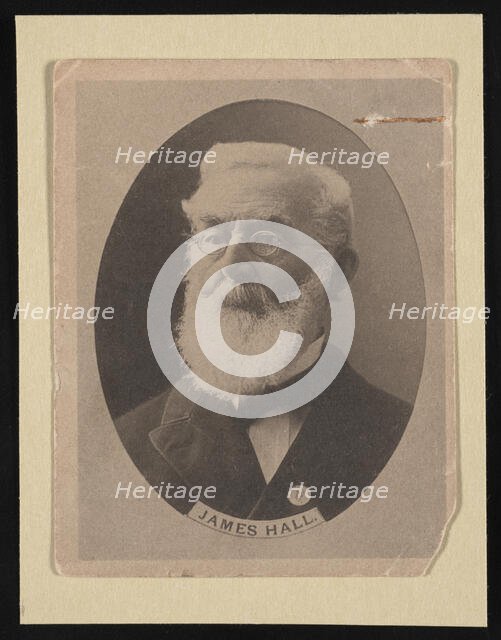 Portrait of James Hall (1811-1898), Before 1898. Creator: Unknown.