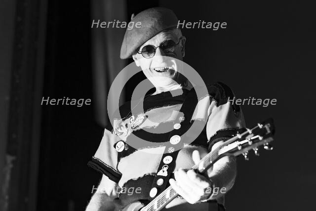 Captain Sensible, The Damned live at Alexandra Palace, London, Apr 2023. Creator: Annapaola Marchesani.