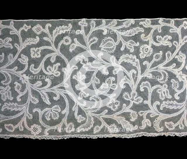 Fragments (Flounce), Italy, 1701/50. Creator: Unknown.