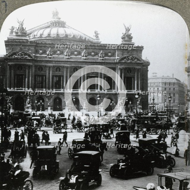 Grand Opera House, Paris, c1900s.Artist: Underwood & Underwood
