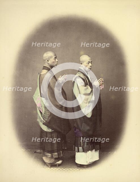 Priests or Zen Shu, 1866-1867. Creator: Felice Beato.