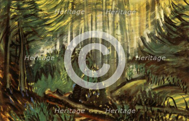 'A British Columbian Forest', 1941. Creator: Emily Carr.