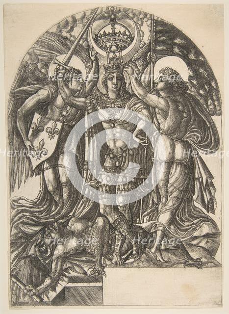 Henri II, King of France, Between France and Fame, ca. 1548. Creator: Jean Duvet.