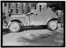 Armored car, between 1916 and 1918. Creator: Harris & Ewing.
