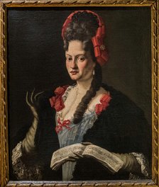 Portrait of the actress Caterina Biancolelli (1665-1716). Creator: Anonymous.