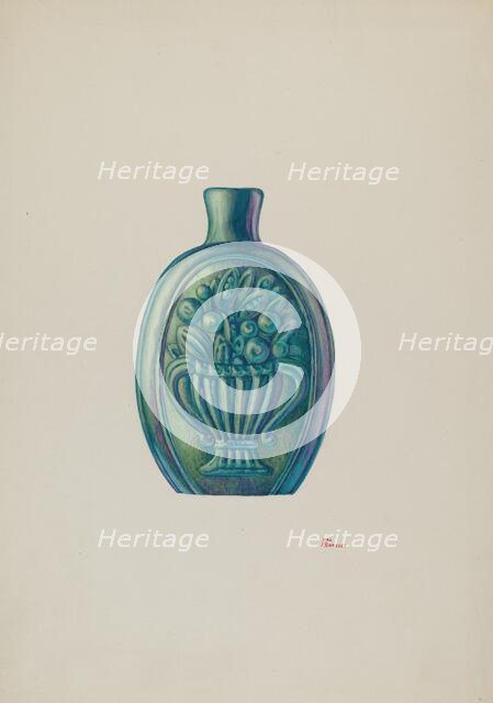 Flask, c. 1941. Creator: Hal Blakeley.