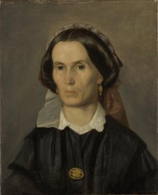 Portrait of Joanna Dziubandowska, c1860. Creator: Aleksander Kotsis.