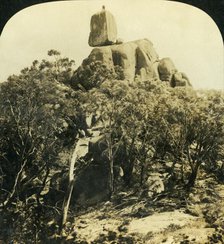 'The Look-Out Rock, Buffalo Ranges, Victoria, Australia', c1909. Creator: George Rose.