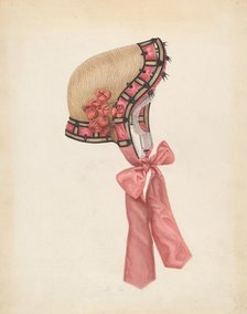 Bonnet, c. 1938. Creator: Gertrude Lemberg.