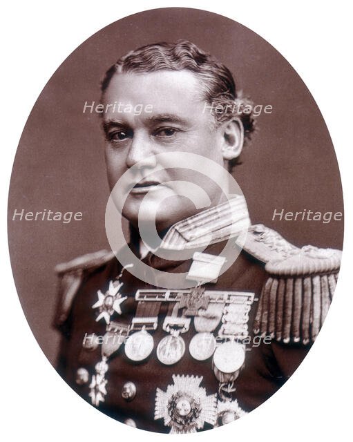Rear-Admiral Sir William Nathan Wright Hewett, 1882. Creator: Lock & Whitfield.