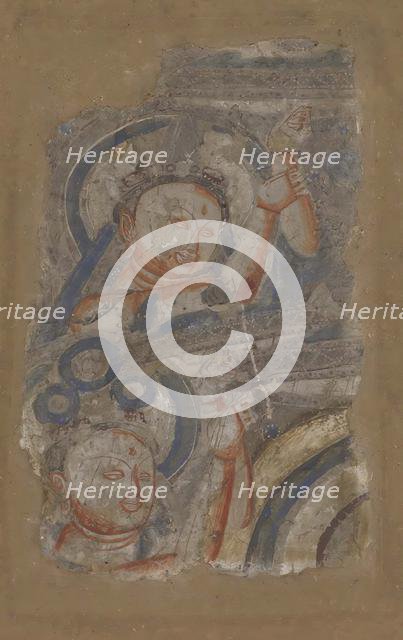 Two Bodhisattvas, ca. 6th-7th century. Creator: Unknown.