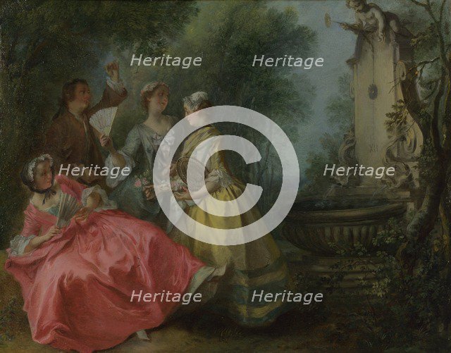 The Four Times of Day: Midday, c. 1740. Artist: Lancret, Nicolas (1690-1743)