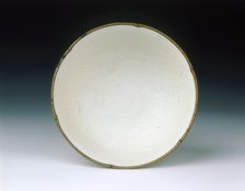 Qingbai bowl with pomegranate design, Yuan dynasty, China, early 14th century. Artist: Unknown